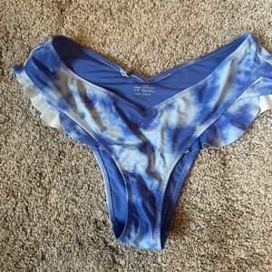 Aerie Blue Tie-Dye Swim Bottom